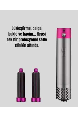 Çok - 118 - Fonksiyonlu Saç Kurutma Ve Şekillendirme Makinesi - Glblseme - 5 Başlık