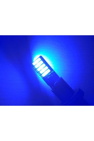 T10 Dipsiz Led Ampul 4adet Canbus Mavi 12v T10 Park, Sinyal, Plaka Ampulu
