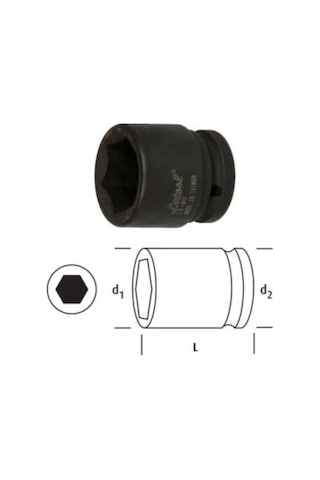 Osaka Altı Köşe Lokma Anahtar 36mm 3/4" Ln34s36