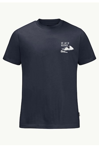 Jack Wolfskin Discover T M Erkek T-shirt-mavi