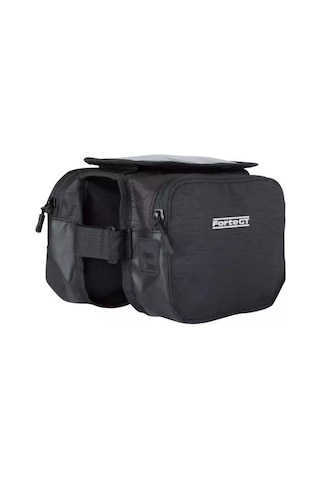 Forte Gt 819 Kadro Üstü Telefonlu Heybe Bisiklet Çanta Siyah