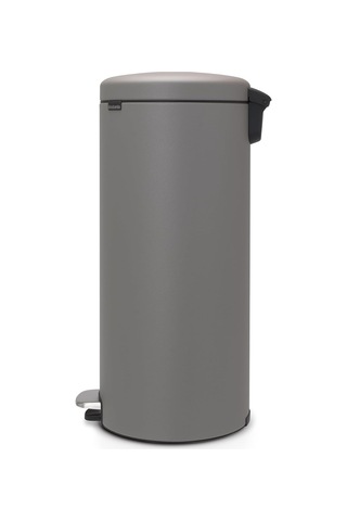 Tret Çöp Kovası, İç Kovalı, Plastik, Çelik, Mineral Concrete Grey, 30 Litre Çok Renkli
