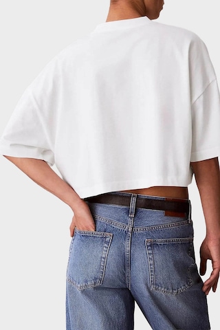 Calvin Klein Jeans Kadın Tişört Lv047f813g Beyaz/beyaz