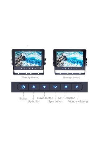 Betoptek Btm710 Ticari Araç Ekranlı 3 Lü Kamera Sistemi