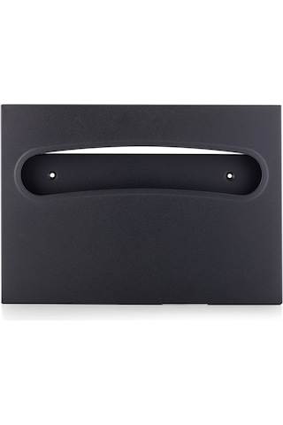 ARGESAN-Paslanmaz Çelik Klozet Kapak Örtüsü Dağıtıcısı-MAT SİYAH