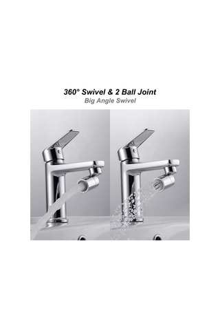 Geeksen Musluk Havalandırıcı 360 Derece Dönebilen Musluk Sprey Havalandırıcı Mutfak Musluğu Su Tasarrufu Nozulu Sprey Büyük Açı Banyo Havzası Çift Fonksiyonlu Uzatma Genişletici Diğer