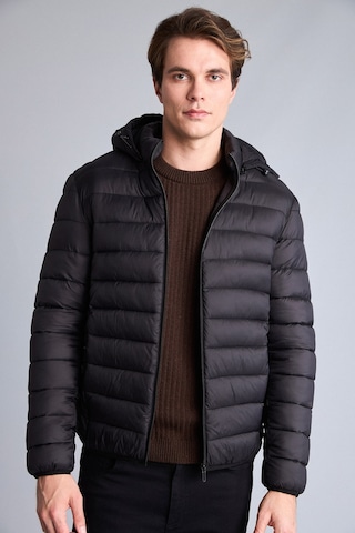 Defacto Su İtici Kapüşonlu Slim Fit Şişme Mont N4661az26aubk27 Siyah-bk27
