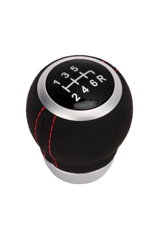 Reedark Subaru Araçları İçin 6 Vites Örgücü Kolu Kapağı - Deri Dokulu Ergonomik Tasarım - Pvc+abs Malzeme - Siyah Kapağı