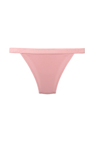 Velmore Kadın 12' Lipamuklu Normal Bel Slip Külot Pembe