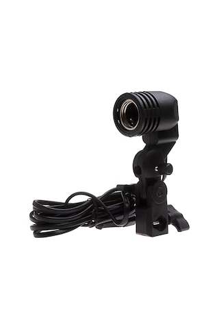 Hfambition Fotoğraf Ve Canlı Yayın Aydınlatma Işığı Tripod, E27 Ampul Başlıklı 50cm Işık Sehpası