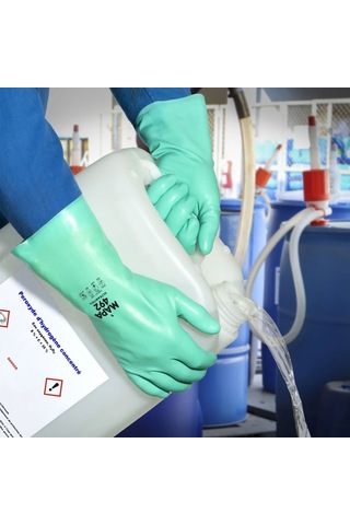 Ultranitril 492 Kimyasal Solvent İş Eldiveni 32 Cm No:9