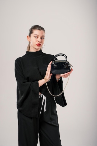 Ççs Kadın 17787 Omuz Ve El Çantası Siyah