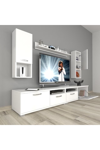 Decoraktiv Eko 5220da Slm Tv Ünitesi Tv Sehpası Beyaz