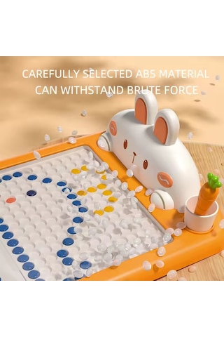 Tineke Manyetik Kodlama Oyuncağı Çizim Tahtasında Boncuk Havuç