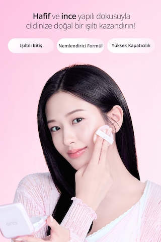 Hyalüronik Asit İçerikli Clıo Kill Cover Mesh Glow Essential Cushion Set 23n Ginger Spf50+ Pa++++ 23n Ginger