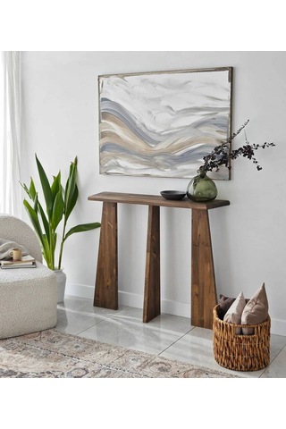 Ela Wood Working Cleopatra Masif Ağaç Dresuar 100cm Ceviz