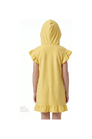 Penti Sarı Kız Çocuk Yellow Frill Towel Kaftan