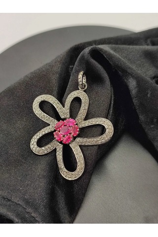 Allahverdi Türkmen Yakut Elmas Kolye Ucu 223