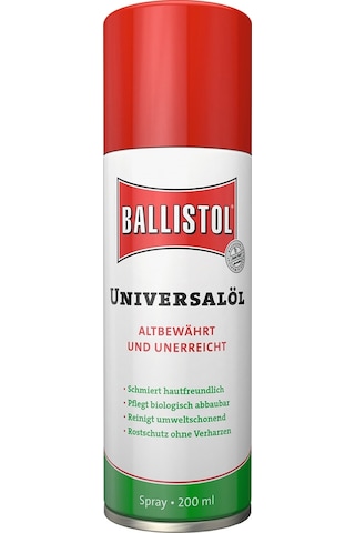 Ballistol Sprey Yağ 200 ML Silah Kapı Kilit Makine Herşey için Yağ Şeffaf