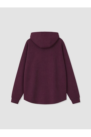 Lcw Curve Bordo Büyük Beden Kadın Hoodie