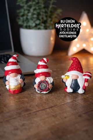 Dekoratif Minyatür Retro Gnome Obje %100 Taş Tozu Dekoratif Obje