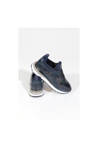Dgn 6106 Erkek Bağcikli Sneakers Ayakkabi Lacivert