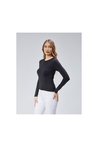 Virago 2'li Soft Touch Yuvarlak Yaka Uzun Kol Bluz/body Siyah - 687153487 Siyah - 687153487 Siyah