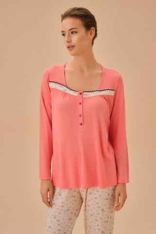 Suwen Young Mother Pijama Takımı Sh25162660334 Pembe