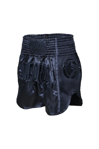 Dragondo Mt3030 Dark Night Muaythai Şortu Kick Boks Şortu Siyah
