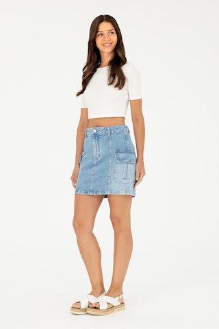 U.s. Polo Assn. Kadın Açık Mavi Etek Jean 50283315-dn0021 Lıght Blue