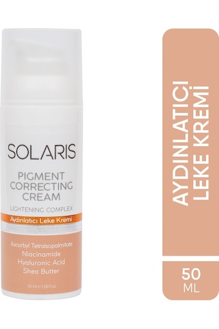 Solaris Leke Kremi Aydınlatıcı 50 ML Solaris Leke Kremi Aydınlatıcı 50 ML