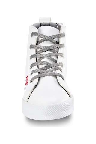 Denokids Ejderha Erkek Çocuk Beyaz Sneakers Spor Ayakkabı