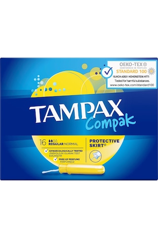 Tampax Compak Regular Tampon 16'lı