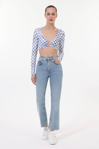 Roxy Artsy Tıle Crop Top Lycra Laci Kadın Mayo 000000000102115280 Lacivert