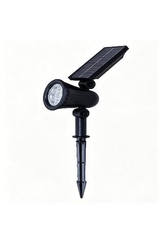 Güneş Enerjili 7w Yeşil Led Toprağa Saplamalı Lamba Solar Peyzaj Aydınlatma 1 Adet Çim Armatür -