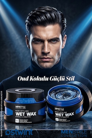 Ostwint Menstyle Collection Profesyonel Saç Şekillendirici Wet Wax 150 ML
