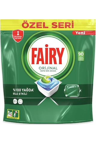 Fairy Hepsi Bir Arada 90 Yıkama Bulaşık Makinesi Deterjanı Kapsülü Özel Seri