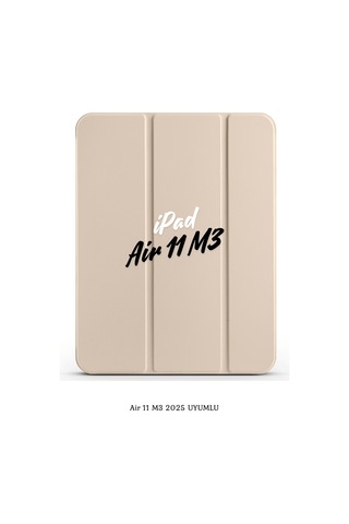 Apple Uyumlu iPad Air 11 2025 M3 Çip Katlanabilir Standlı Smart Cover Fuchsia Tablet Kılıfı Kapaklı Kılıf