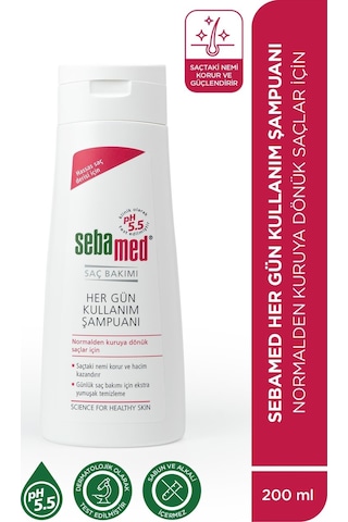 Sebamed Besleyici ve Onarıcı Etkili Normal ve  Kuru Saç Tiplerine Uygun Her Gün Kullanım Şampuan 200 ML