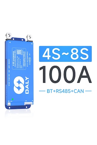 Daly 4-8s 100a Smart Bms Aktif Balanslı Bt + Rs485 + Can