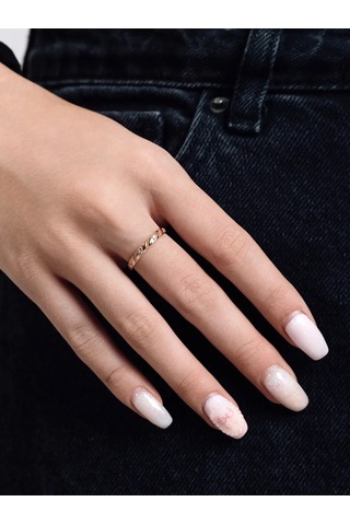 Voznesenskij Uvelirnyj Zavod 925 Ayar Gümüş "koru Ve Müstafa Kıl" Altın Kaplamalı Yüzük 272518978 Altın