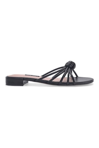 Nine West Seaney 3fx Siyah Kadın Düz Terlik Siyah