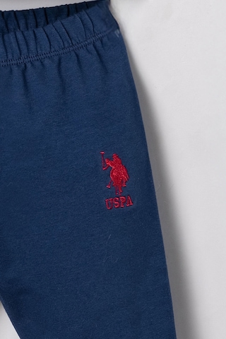 U.S. Polo Assn. Erkek Bebek Baskılı Mavi Hırkalı Takım Usb3171-c-v1 Usb3171-c-v1