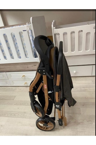 Baby Care Çift Yönlü Bebek Arabası Bc 65 Gold Siyah