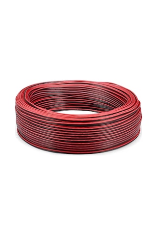 2 Pin Kordon Kablo 2x0.22mm Şerit Led Kablosu 2 Li Jst Elektrik Kablosu Kalaylı Bakır Kablo 100 Metre