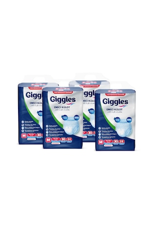 Giggles Emici Külot Yetişkin Hasta Bezi M 4 X 30'lu