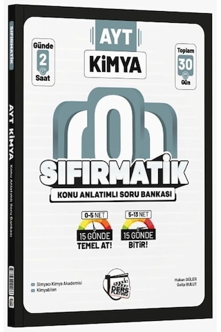 2027 Ders Platosu Ayt Kimya Sıfırmatik Konu Anlatımlı Soru Bankası