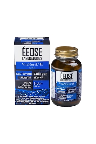 Vitanorsk H For Men Saç Dökülmesine Karşı. 45 Tablet