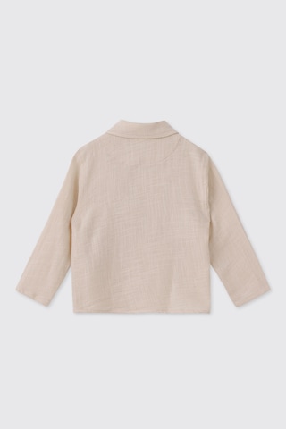 Panço Erkek Çocuk Bej Düğmeli Ceket Krem 2611BK22010