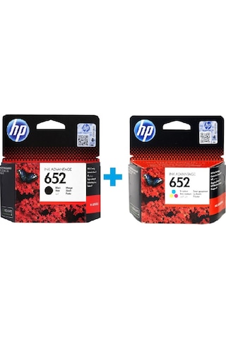 Hp 652 Siyah F6V25Ae Hp 652 Renkli F6V24Ae Kartuş Seti Hp 652 Siyah F6V25Ae Hp 652 Renkli F6V24Ae Kartuş Seti